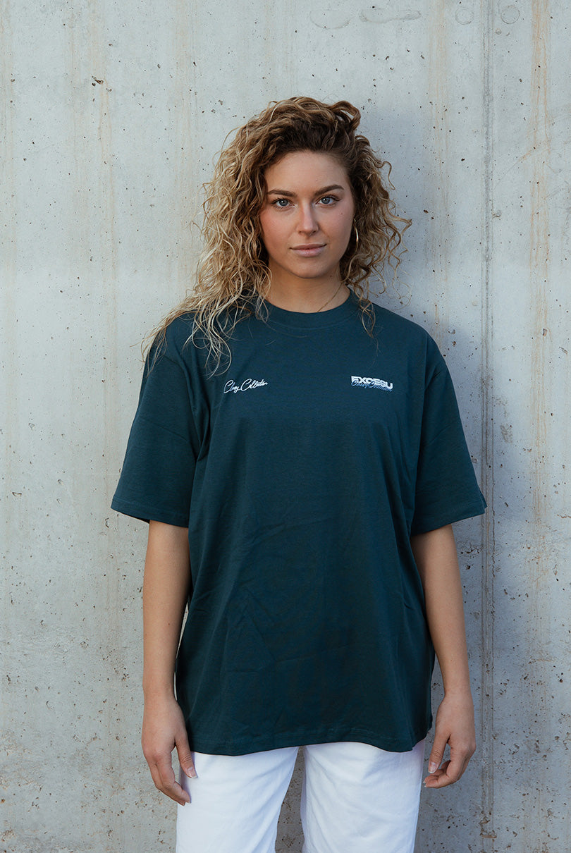 Camiseta Verde Classy Oversized Excesu