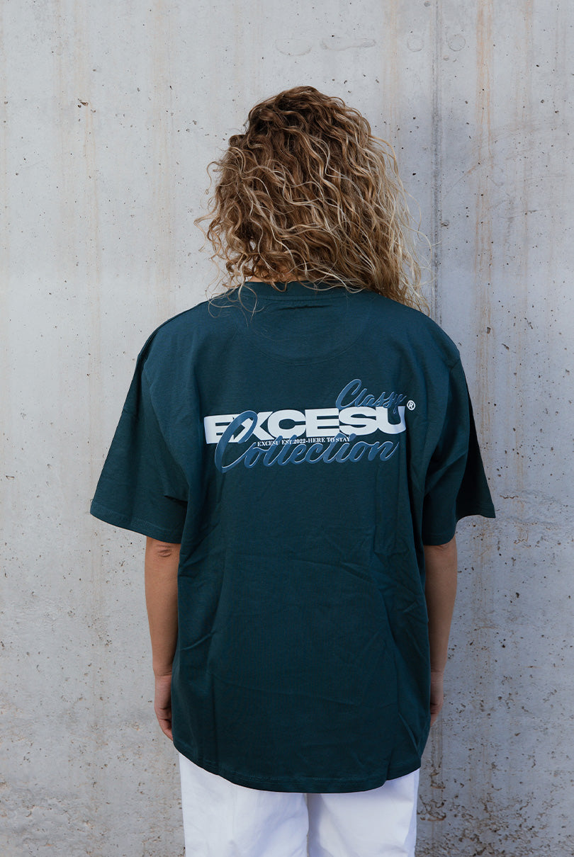 Camiseta Verde Classy Oversized Excesu