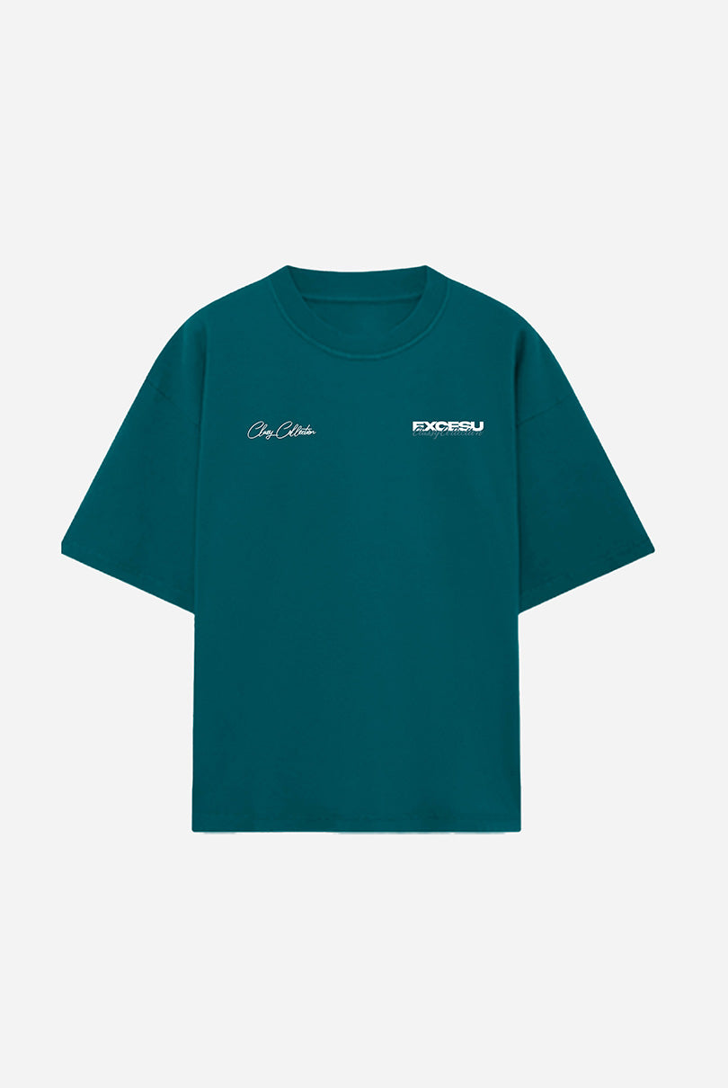 Camiseta Verde Classy Oversized Excesu