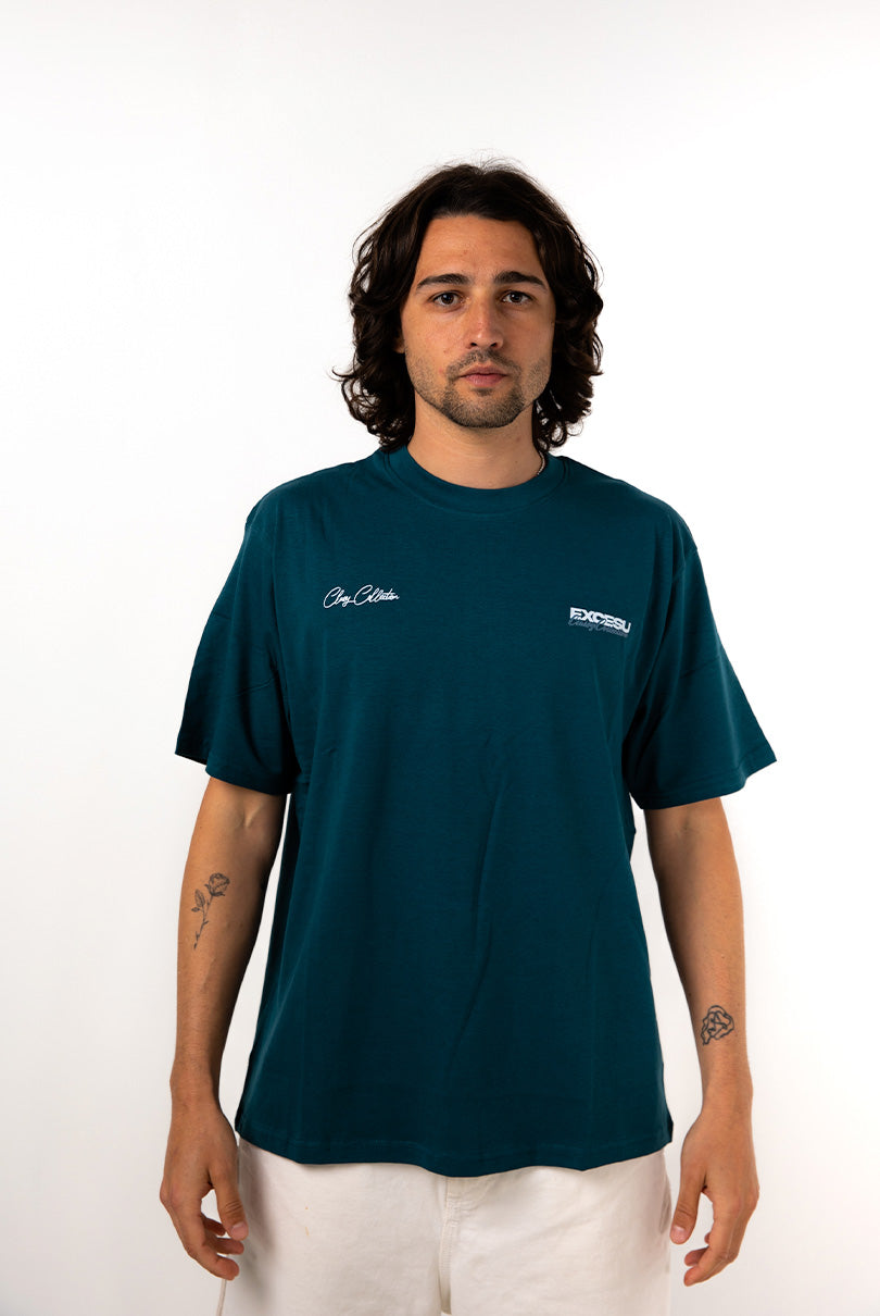 Camiseta Verde Classy Oversized Excesu