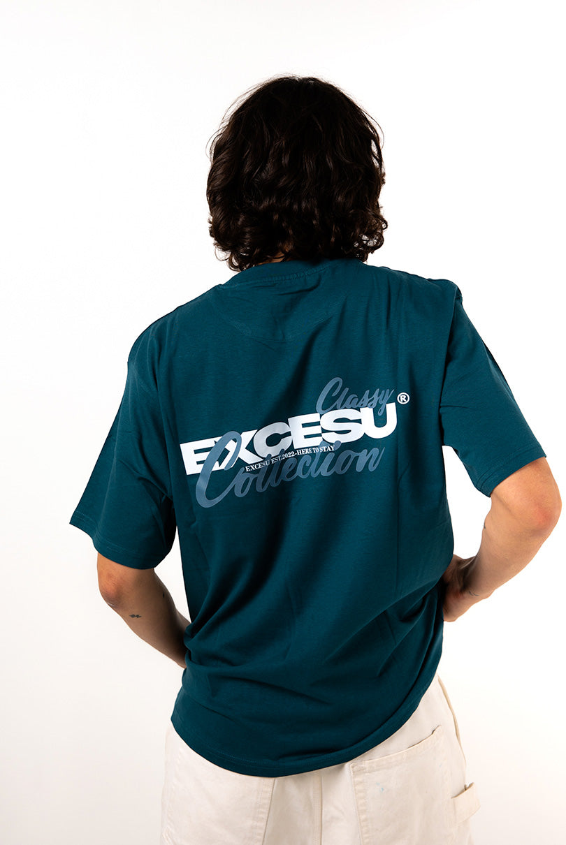 Camiseta Verde Classy Oversized Excesu