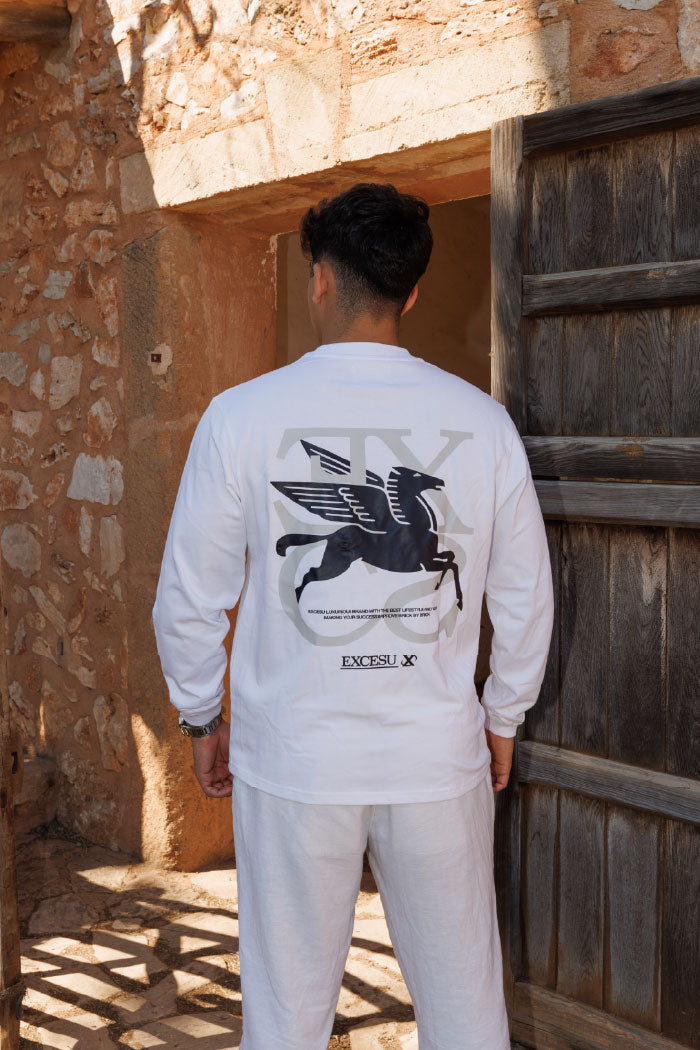 Longsleeve Pegasus Blanco
