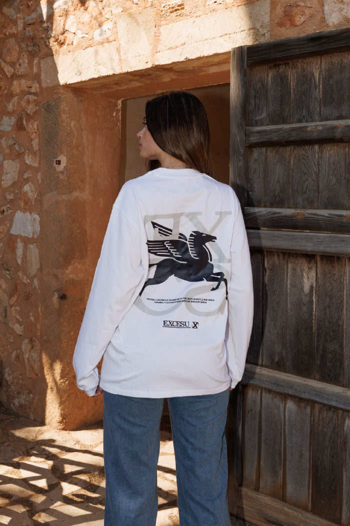 Longsleeve Pegasus Blanco