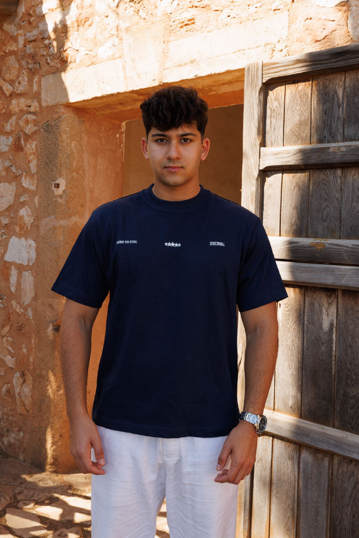 Luxury Stars Navy Blue T-shirt