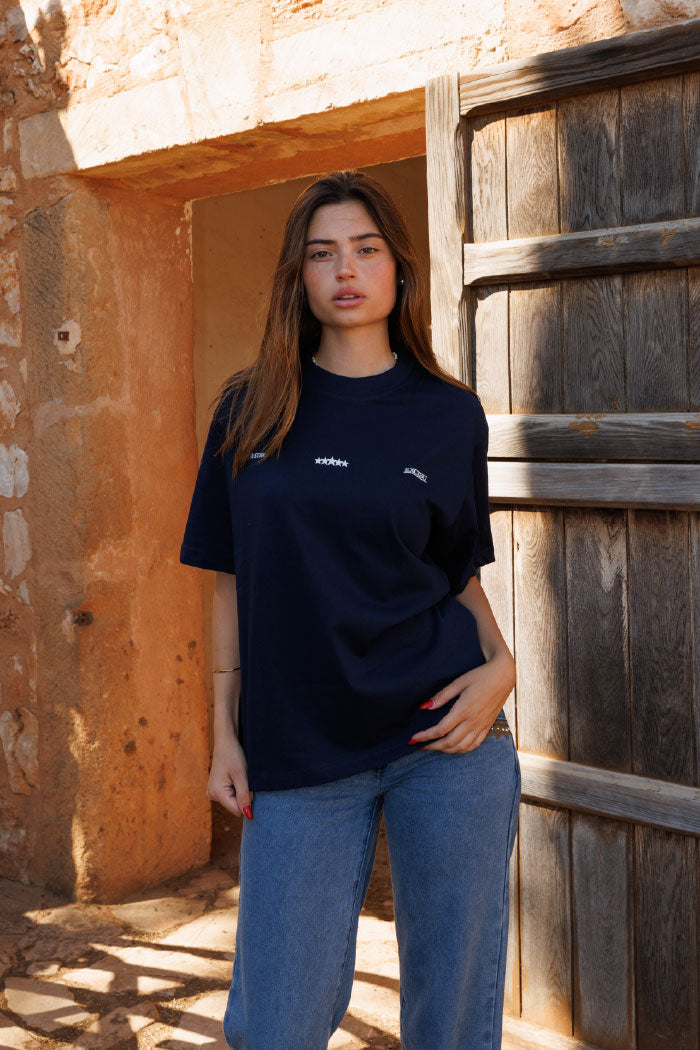 Luxury Stars Navy Blue T-shirt