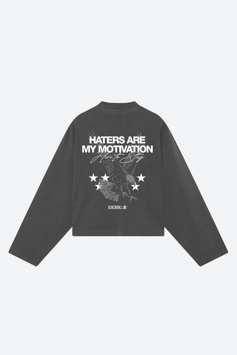 Crewneck Haters Motivation Dark Grey