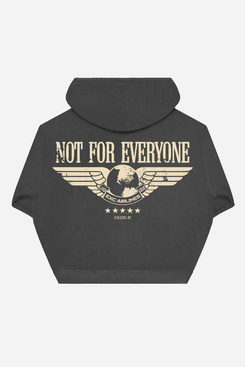 Dark Grey Not for Everyone Hoodie