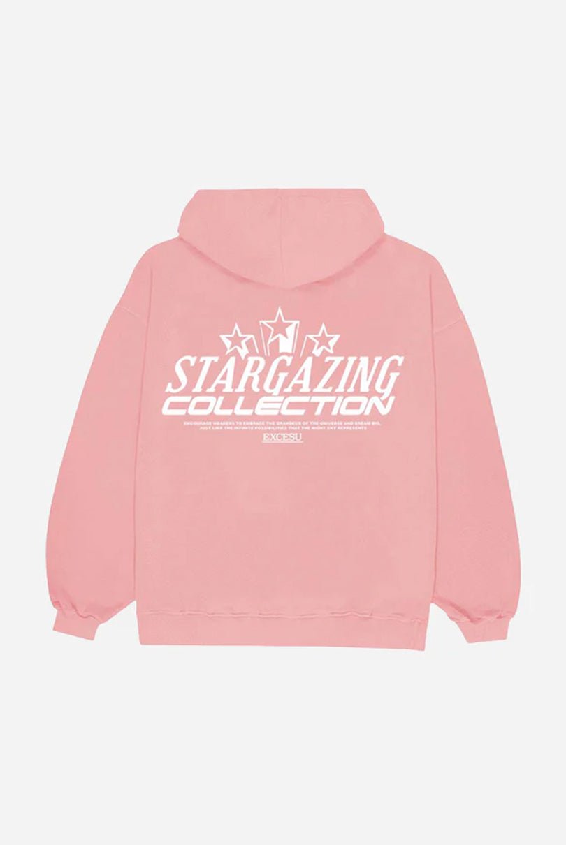 Sudadera Rosa Oversized Stargazing