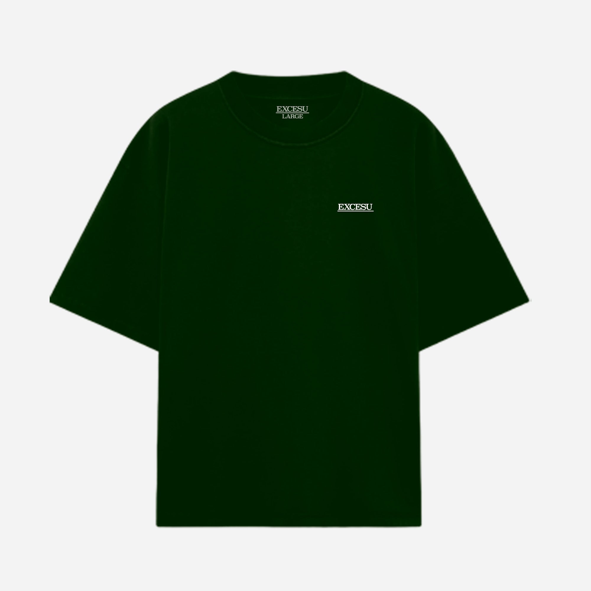 Camiseta Verde Oversized Focus On Excesu