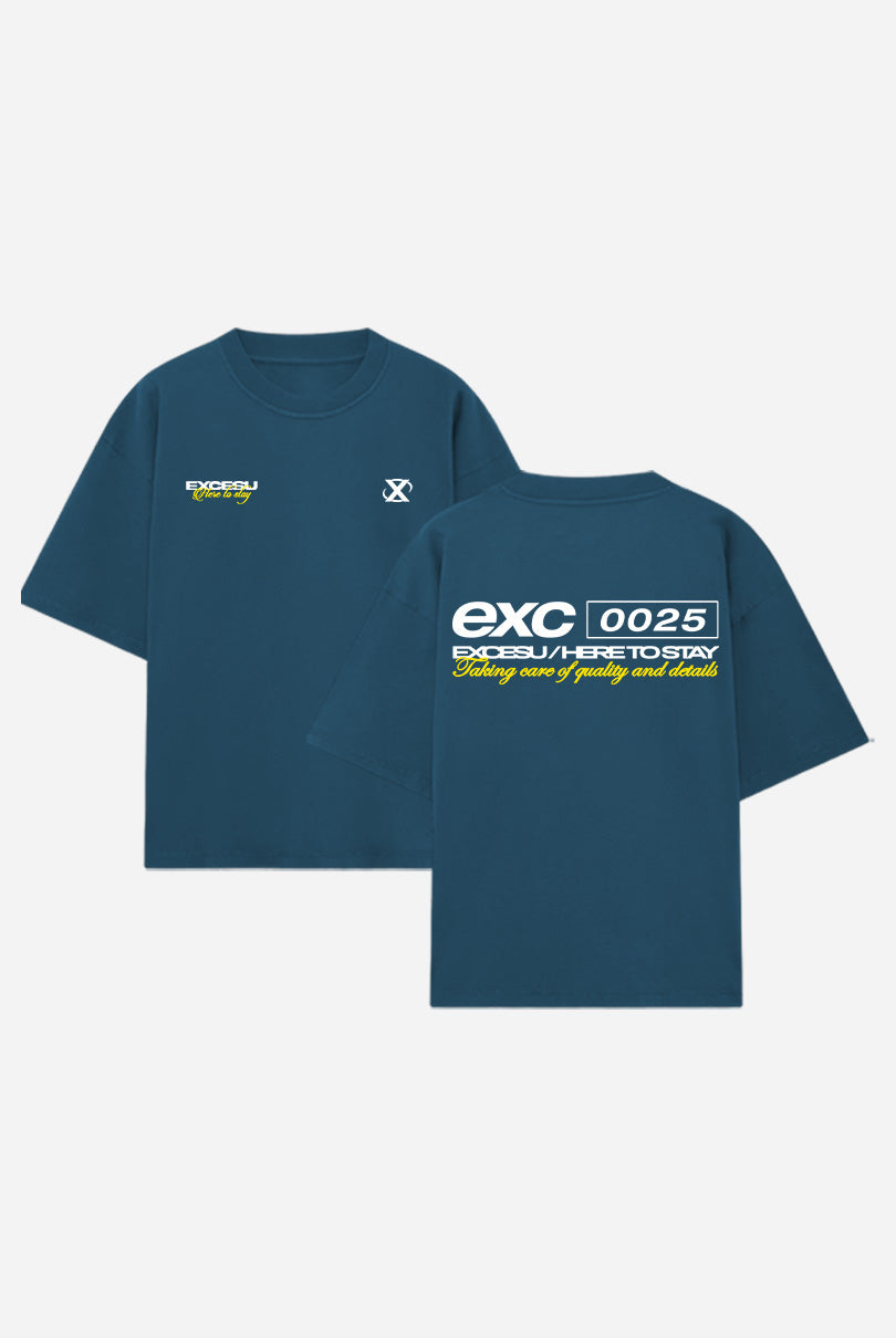 Camiseta Azul índigo 0025 Excesu